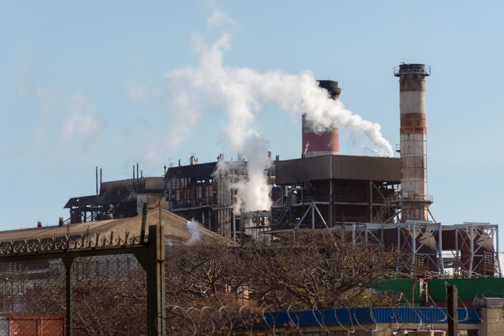 Smoke and Emissions from Factories
