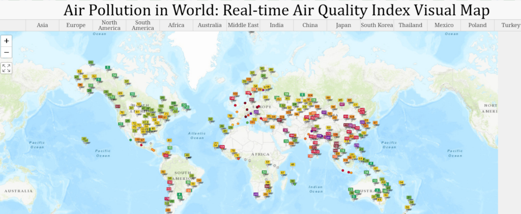 World Air Quality Index (AQICN)